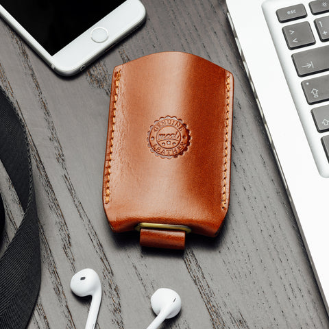 Leather Key Ring Pouch - Nelson