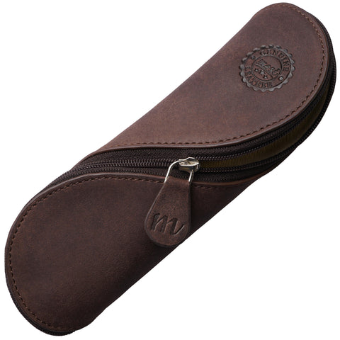 Eton | Leather Glasses Case - Brown
