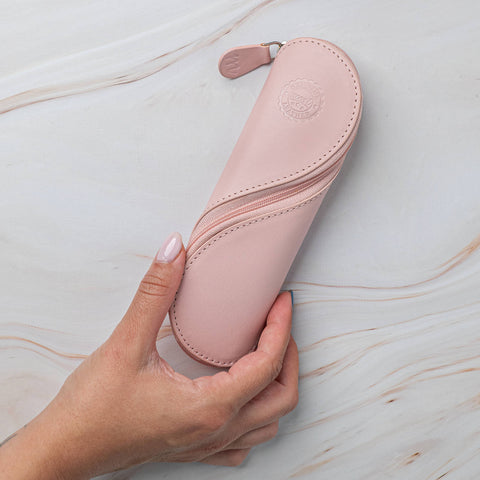 Eton | Leather Glasses Case - Pink