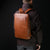 Luton | A Luxury Cognac Tan Leather Backpack