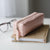 Ealing | Leather Pencil Case in Soft Pink